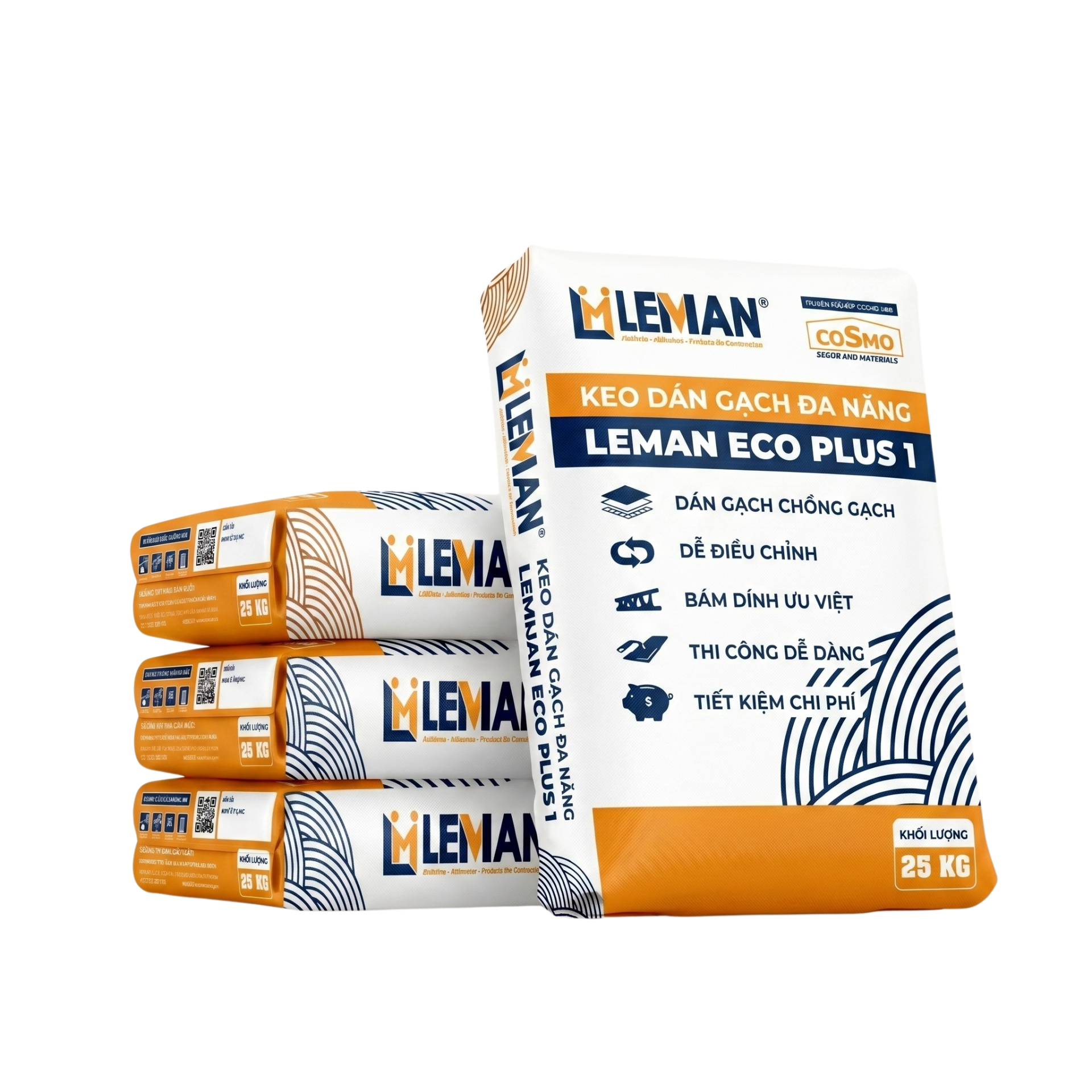 KEO DÁN GẠCH ĐA NĂNG LEMAN ECO PLUS 1